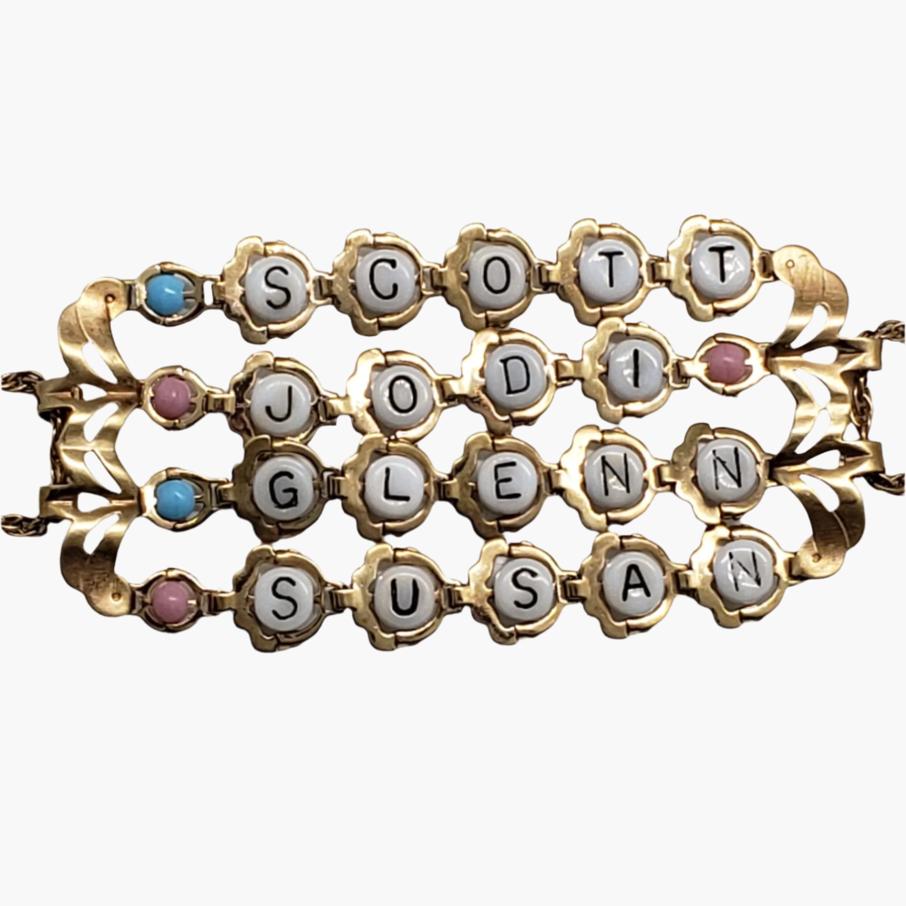 Vintage Name Bracelet