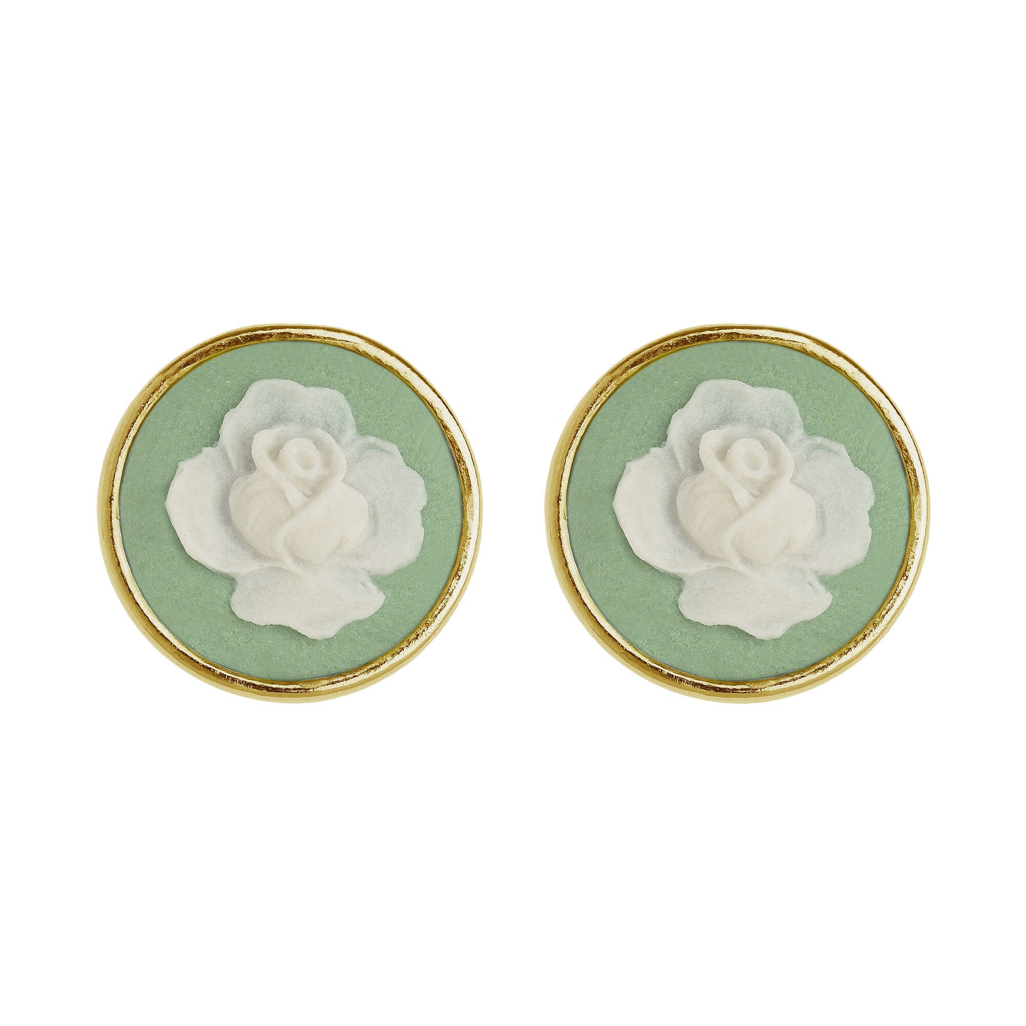 Rose earrings