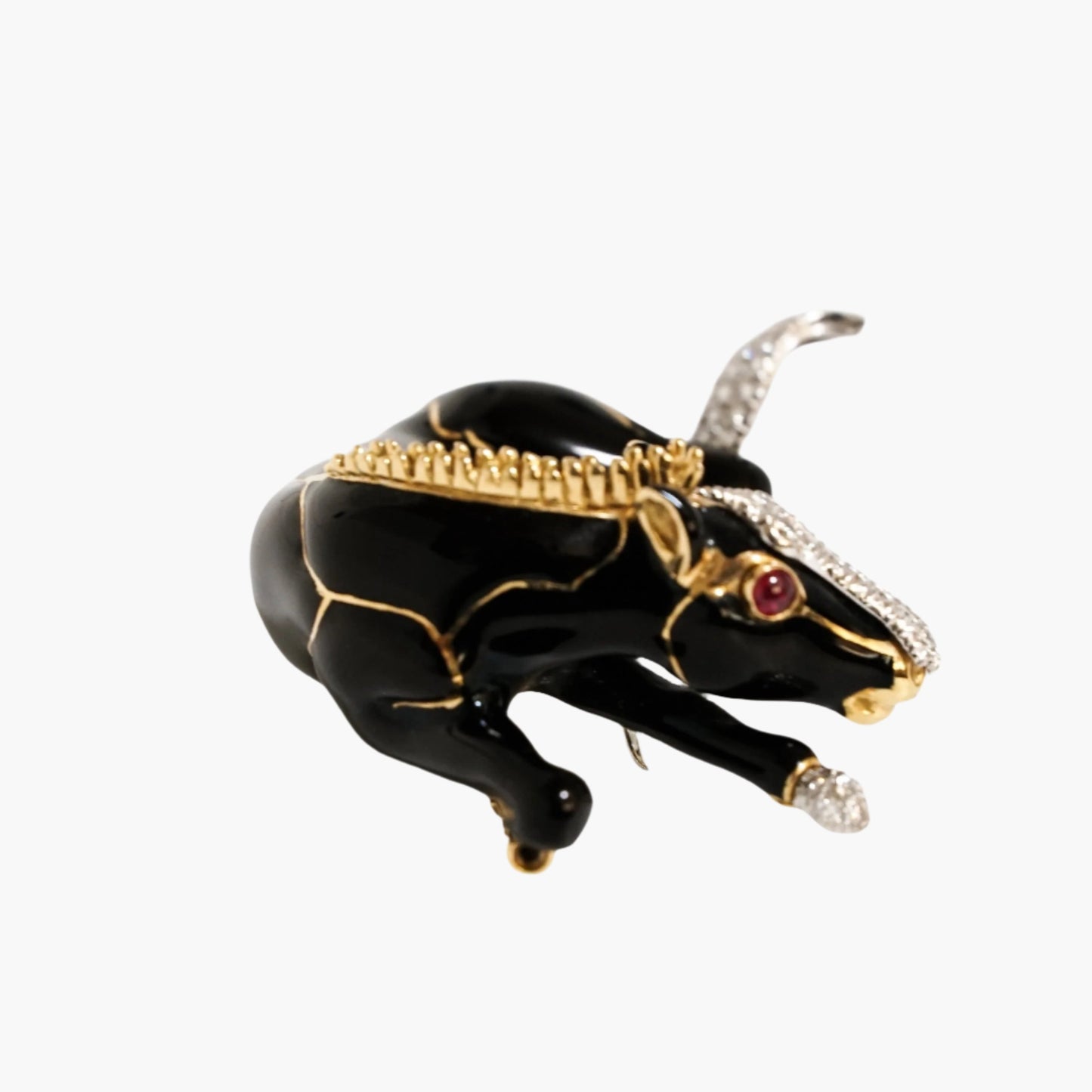David Webb Horse Brooch Kingdom Collection