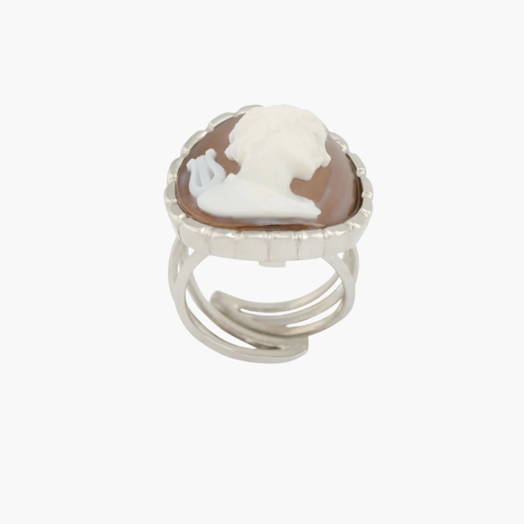 Apollo with Lyre Cameo Ring