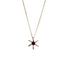 Garnet Flower Power Necklace