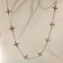 Black Spinel Cross Necklace