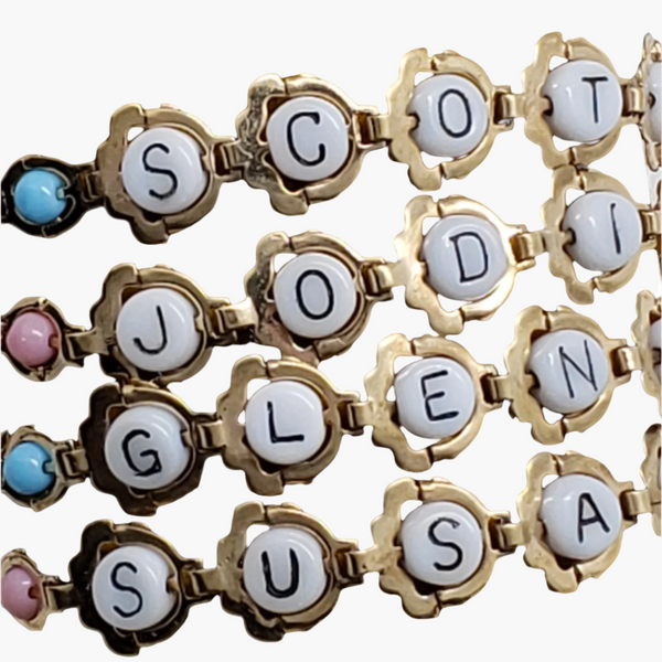 Vintage Name Bracelet