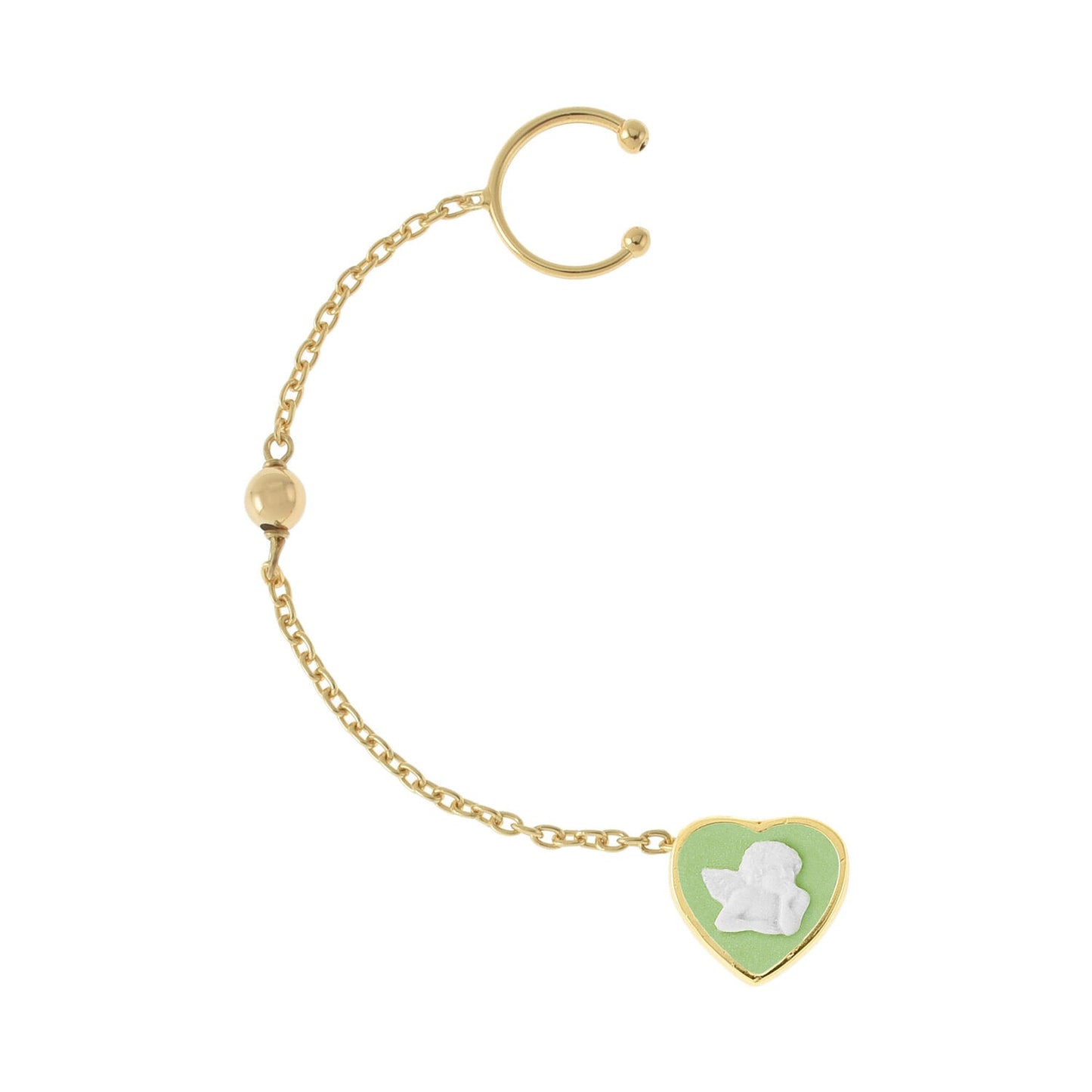 LIME_GREEN  Cherub Single Earring