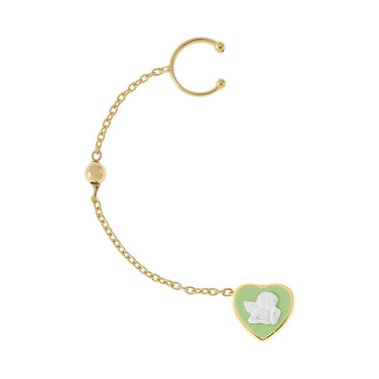 LIME_GREEN  Cherub Single Earring