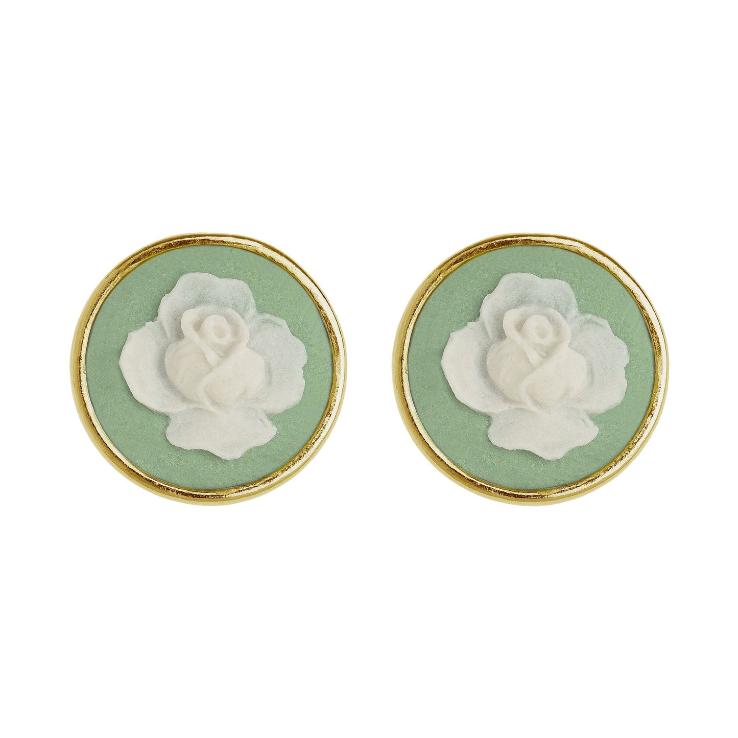 Rose earrings 