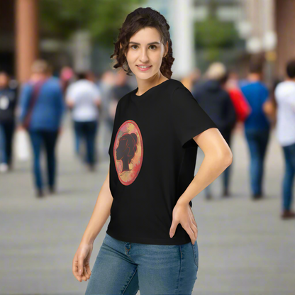 Women’s Cam Cala Organic Ribbed Neck T-Shirt