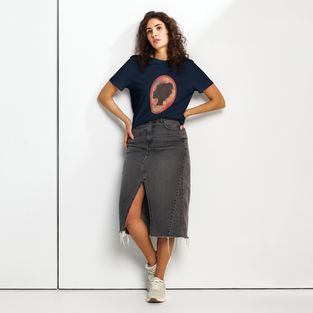 Women’s Cam Cala Organic Ribbed Neck T-Shirt