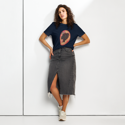 Women’s Cam Cala Organic Ribbed Neck T-Shirt