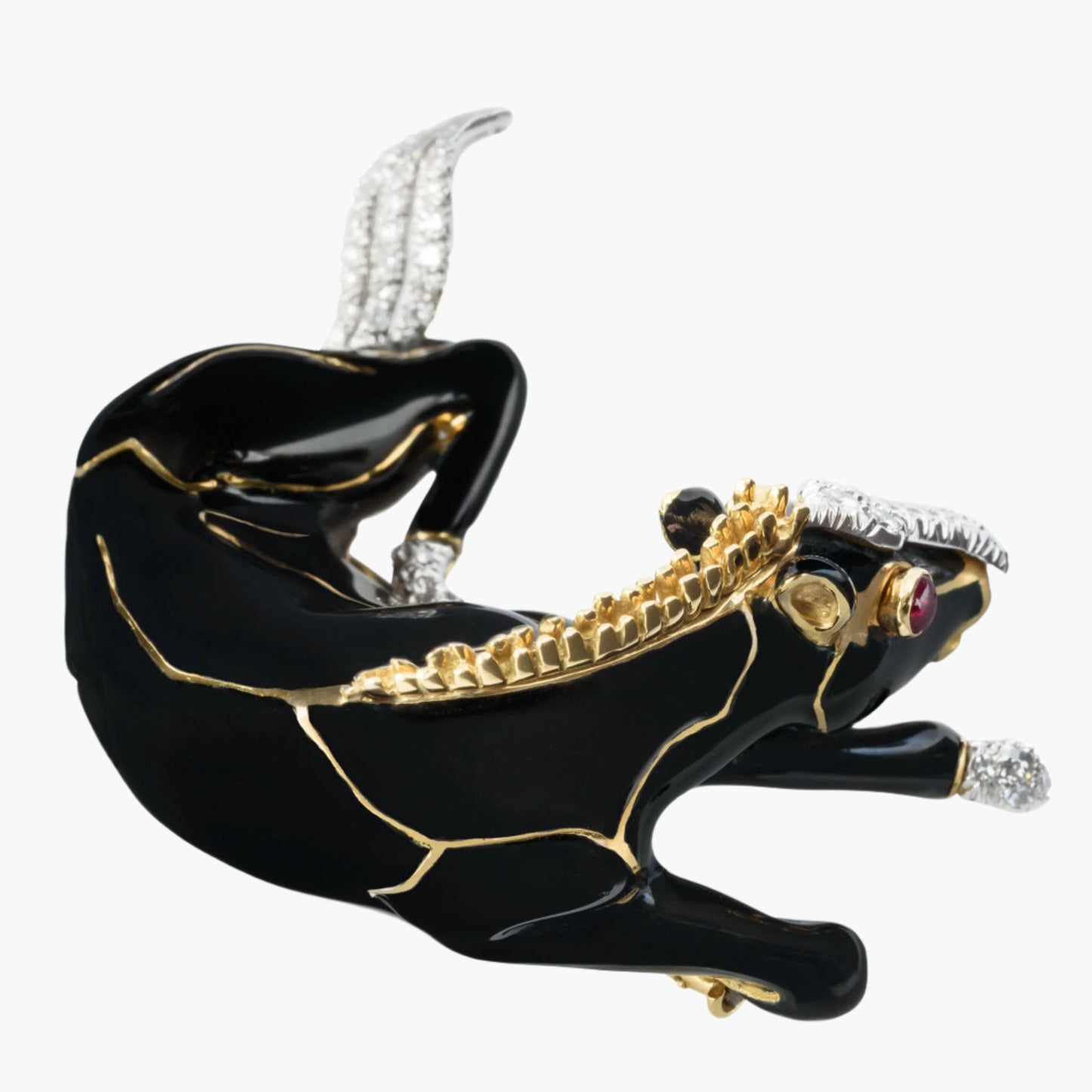 David Webb Horse Brooch Kingdom Collection