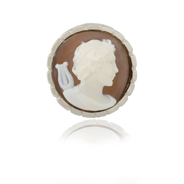 Apollo with Lyre Cameo Ring New