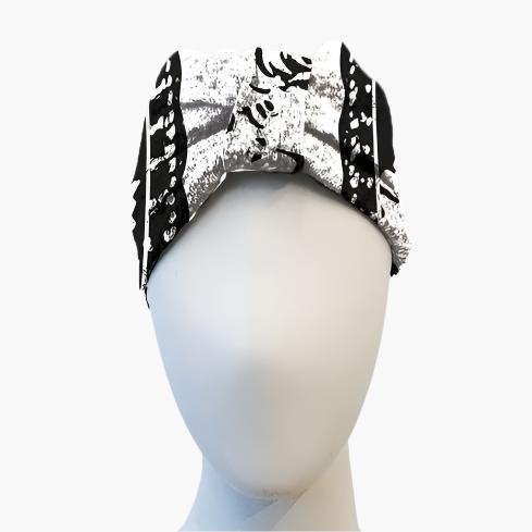 Black & White Cameo Headband