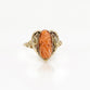 Antique Coral Cameo Ring