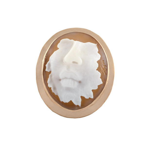 Just the Face Cameo Ring from Italy New