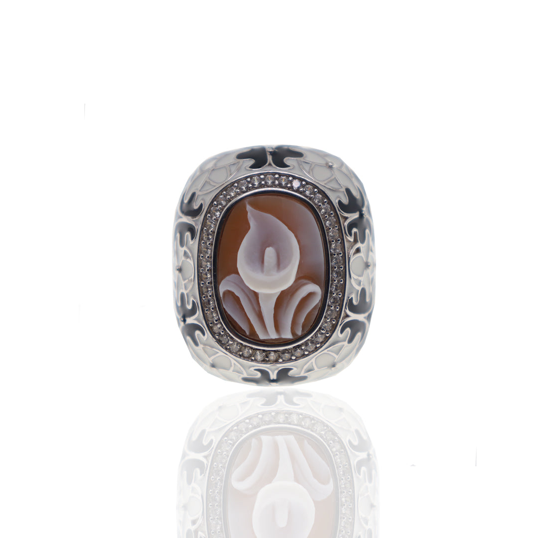 Calla Lelie Cameo Ring