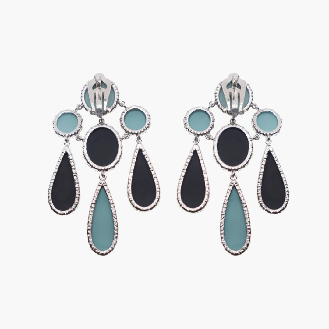 Profile of Women in Ancient Rome Cameo Chandelier Earrings