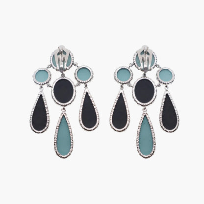 Profile of Women in Ancient Rome Cameo Chandelier Earrings